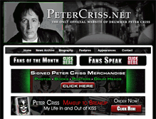 Tablet Screenshot of petercriss.net